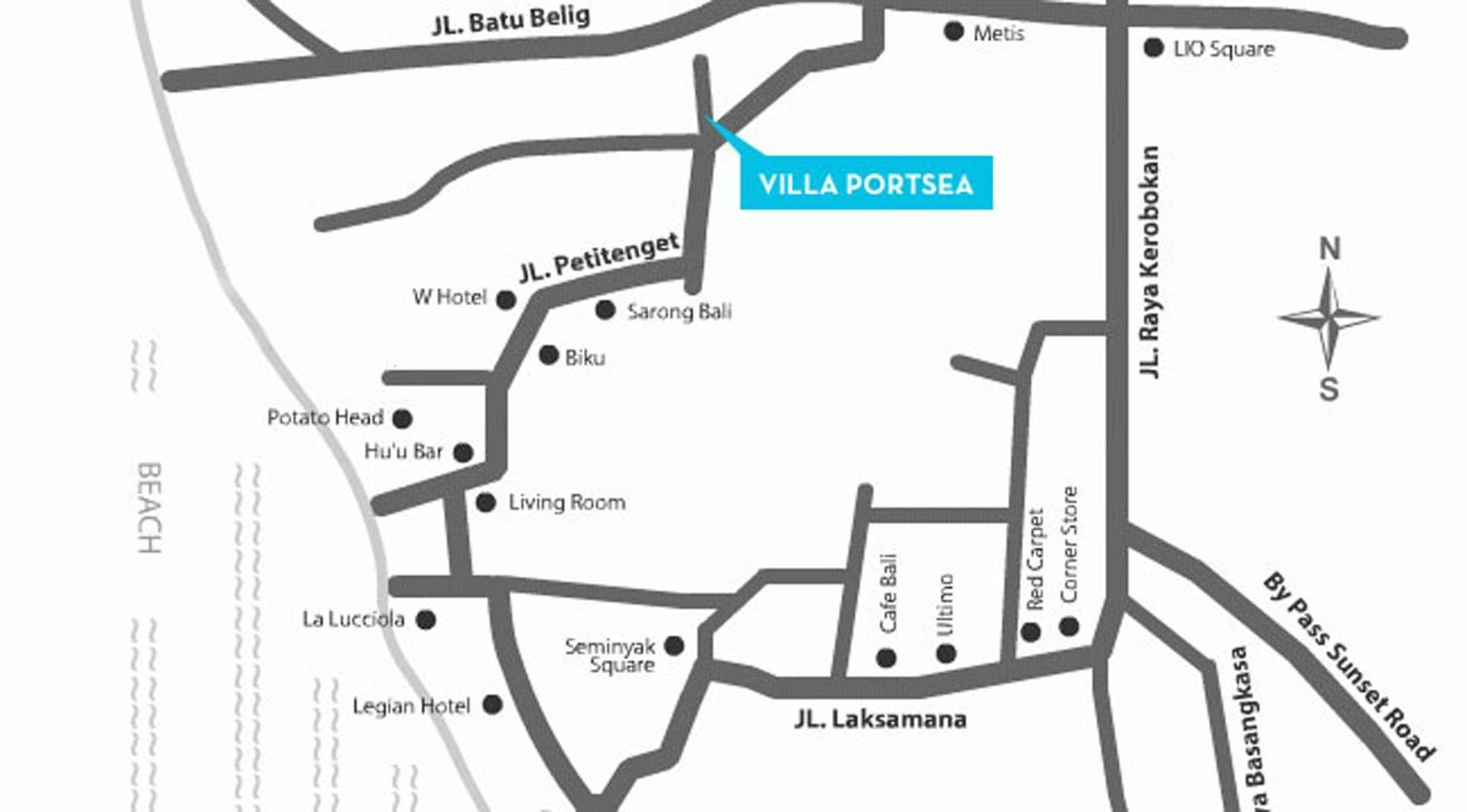 Villa Portsea Seminyak Exteriör bild